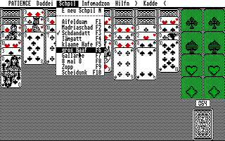 Patience atari screenshot
